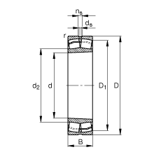 {(dio)ĝLS 22320-E1-K, (j) DIN 635-2 (bio)(zhn)Ҫߴ, FF 1:12