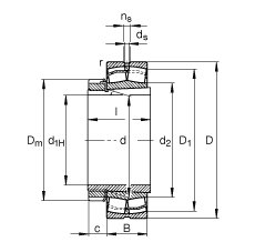 {(dio)ĝLS 21315-E1-K + H315, (j) DIN 635-2 ˜ʵҪߴ, F׺;o