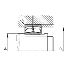 {ĝLS 22319-E1-K-T41A + AHX2319,  DIN 635-2 ˜ʵҪߴ, F׺ж