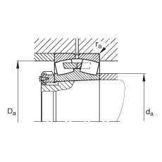 {(dio)ĝLS 231/500-B-K-MB, (j) DIN 635-2 ˜ʵҪߴ, FF 1:12